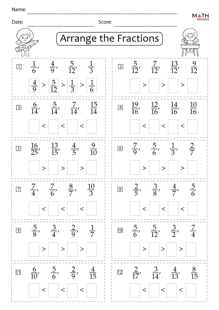 Comparing Fractions Worksheet Grade 3 Printable Word Vrogue co