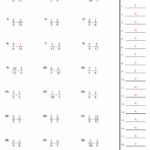 Comparing Fractions Worksheets Worksheets Library