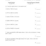 Compound Interest Worksheets Worksheets Library