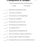 Compound Sentences 1 Worksheet