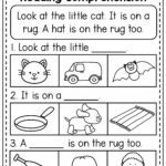 Comprehension Worksheets Kindergarten Reading Comprehension