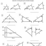 Congruent Triangles Worksheet With Answer Onlineworksheet my id In