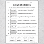 Contractions Worksheet teacher Made Twinkl Worksheets Library