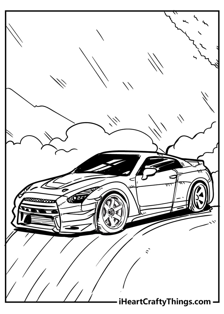 Cool Car Coloring Pages 100 Original And Free 2021 