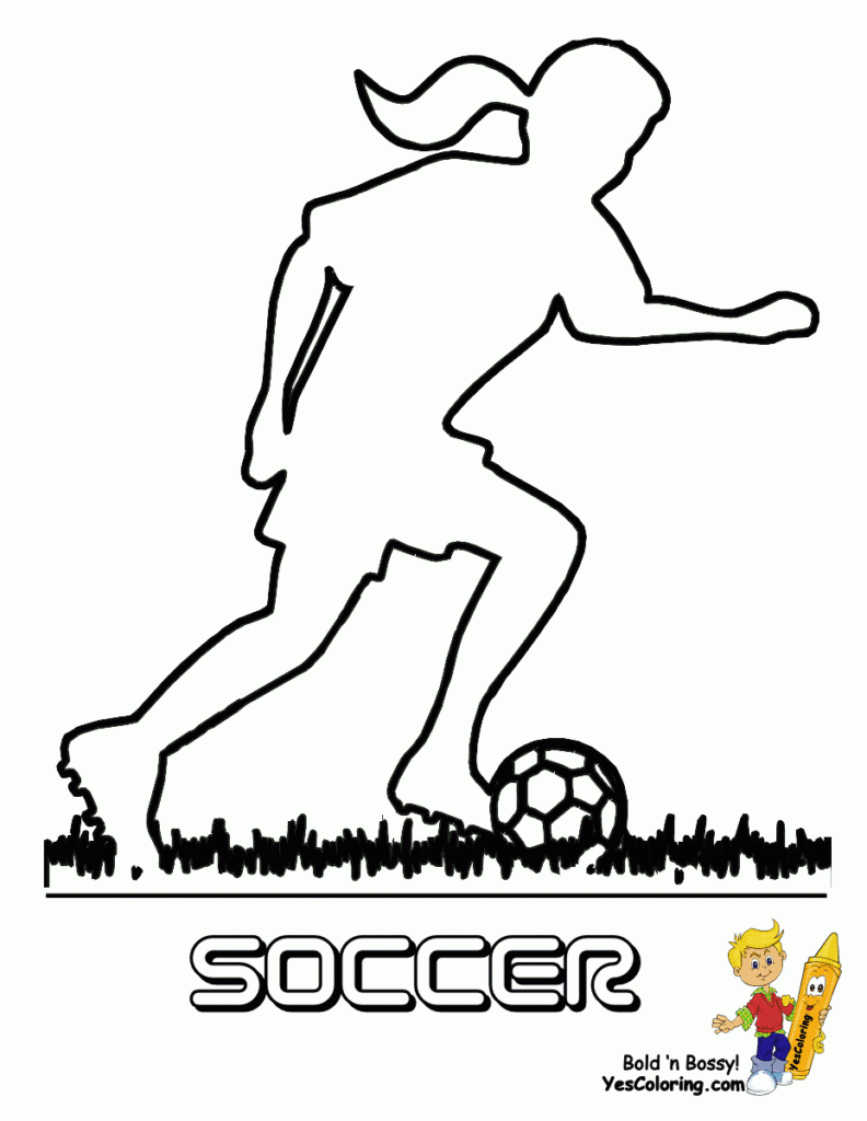 Cool Soccer Coloring Pages Coloring Home