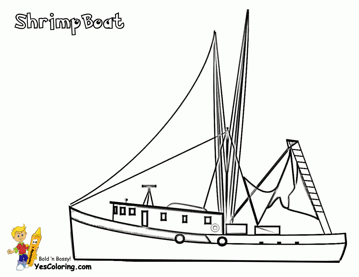 Coolest Boat Printables Free Boat Coloring Pages Water Craft 