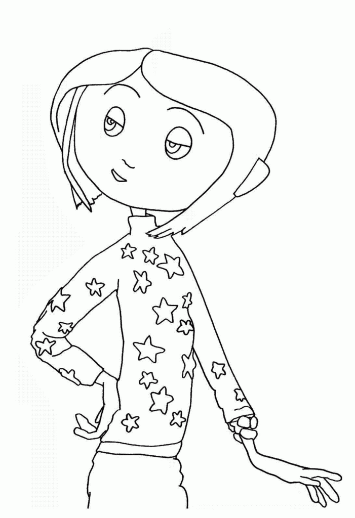 Coraline Coloring Pages Coloring Home