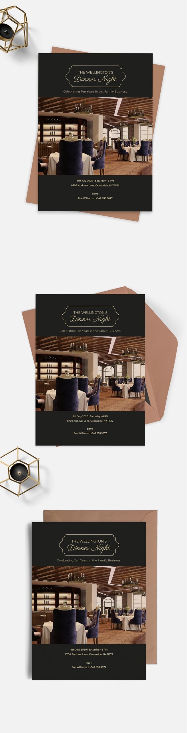 Corporate Event Invitation Template Illustrator Word Outlook Apple