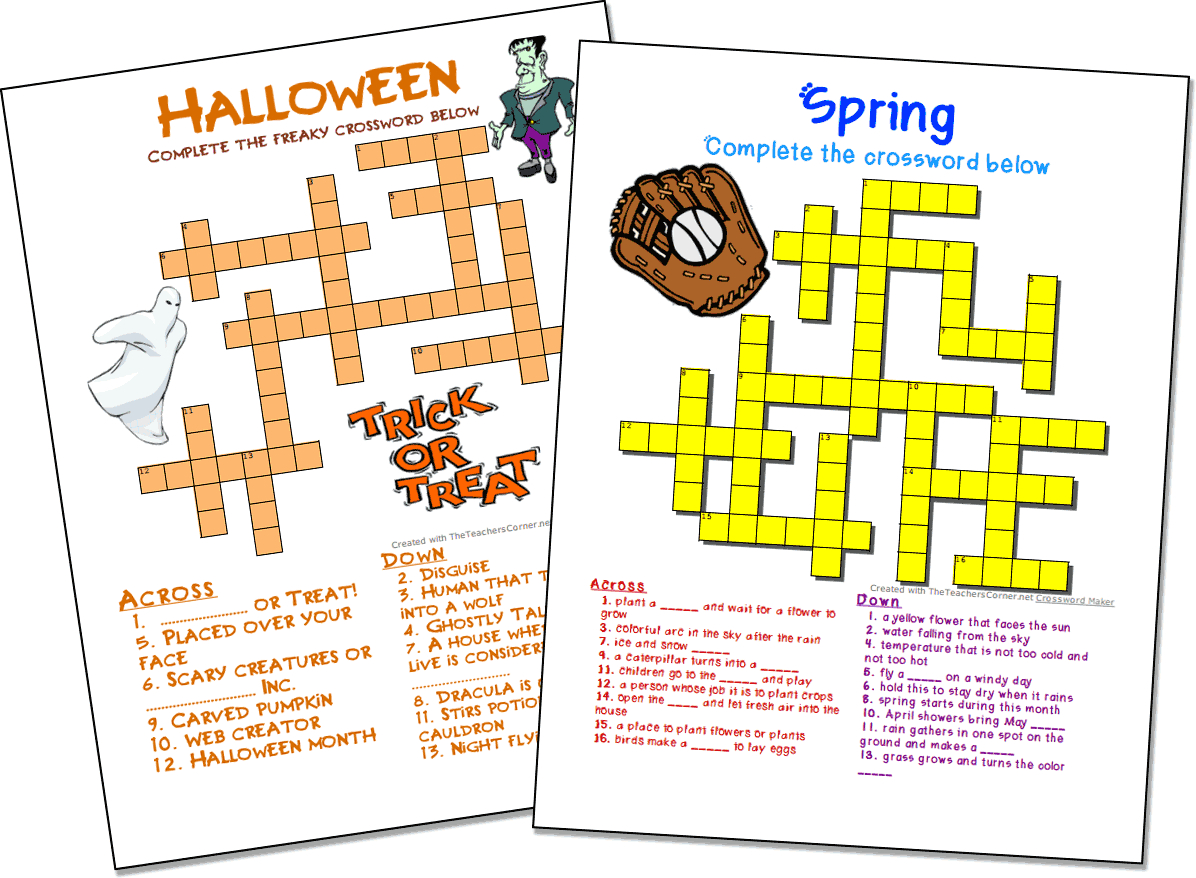 Create A Crossword Puzzle Free Printable Free Printable