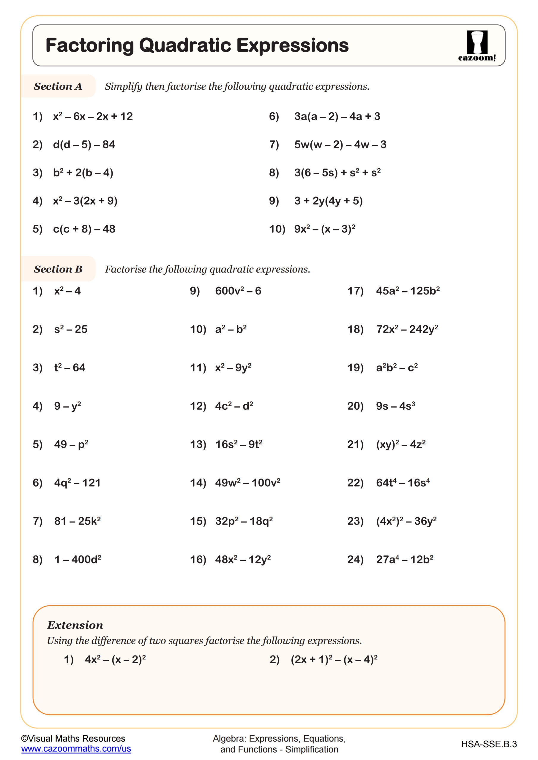 Create Custom Pre Algebra Algebra 1 Geometry Algebra 2 