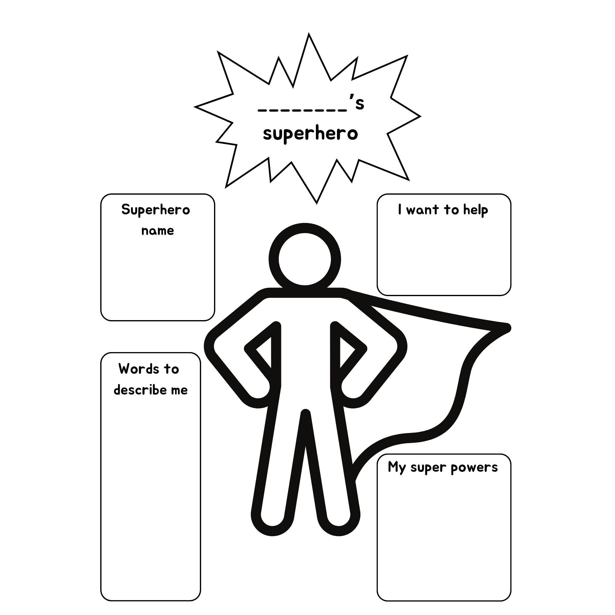 superhero coloring worksheets