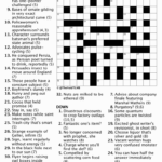 Cryptic Crossword April 2019 TLMB Printable Crossword Puzzles Online
