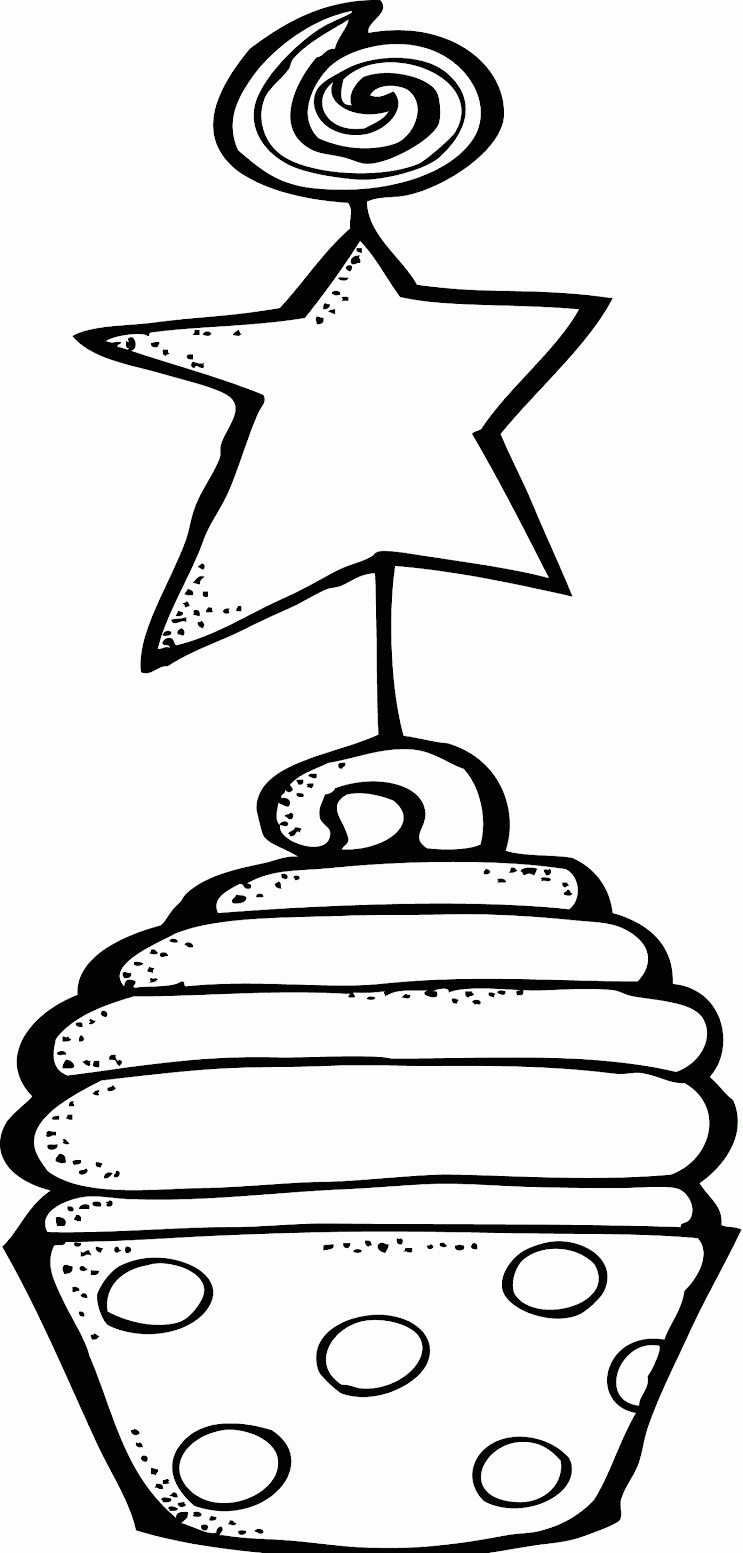Cupcake Printable Coloring Pages Coloring Home