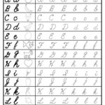 Cursive Alphabet Dotted Lines AlphabetWorksheetsFree