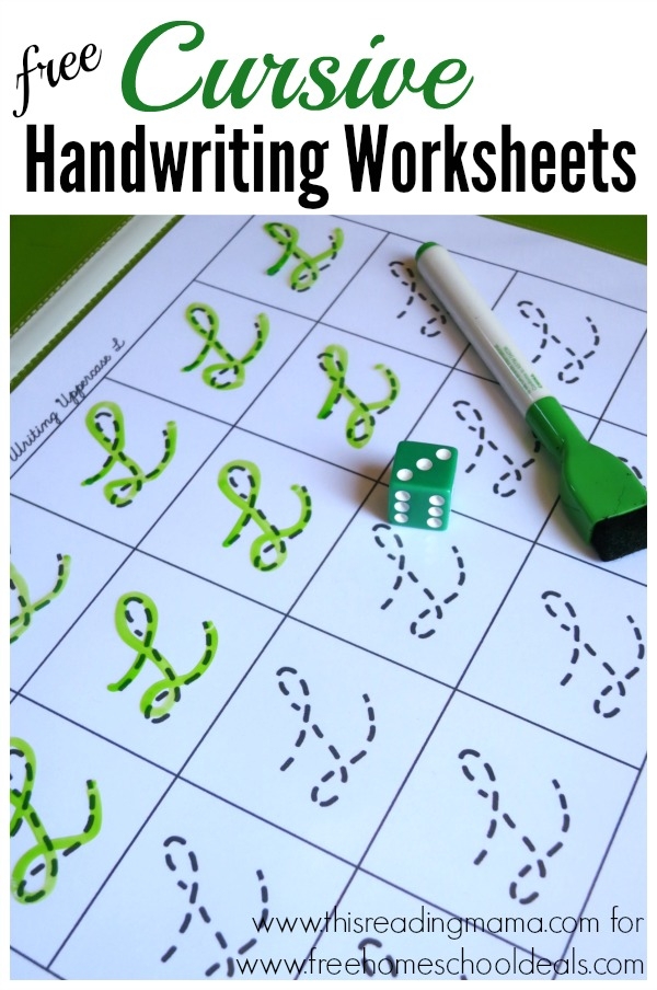 Cursive Handwriting Workbook 130 Practice Pages Handwriting 