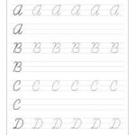 Cursive Writing Is Conjoined Writing Of Letters Download The Cursive