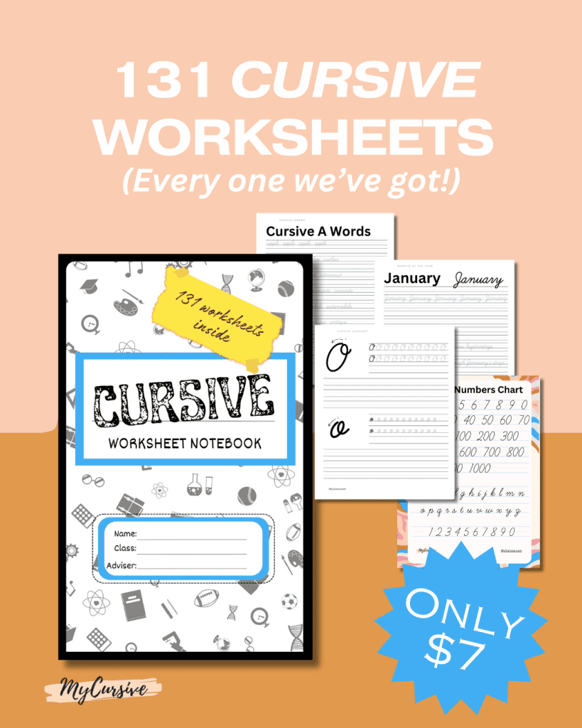 cursive worksheets pdf