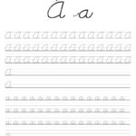 Cursive Writing Practice Sheets PDF ReadingVine Worksheets Library