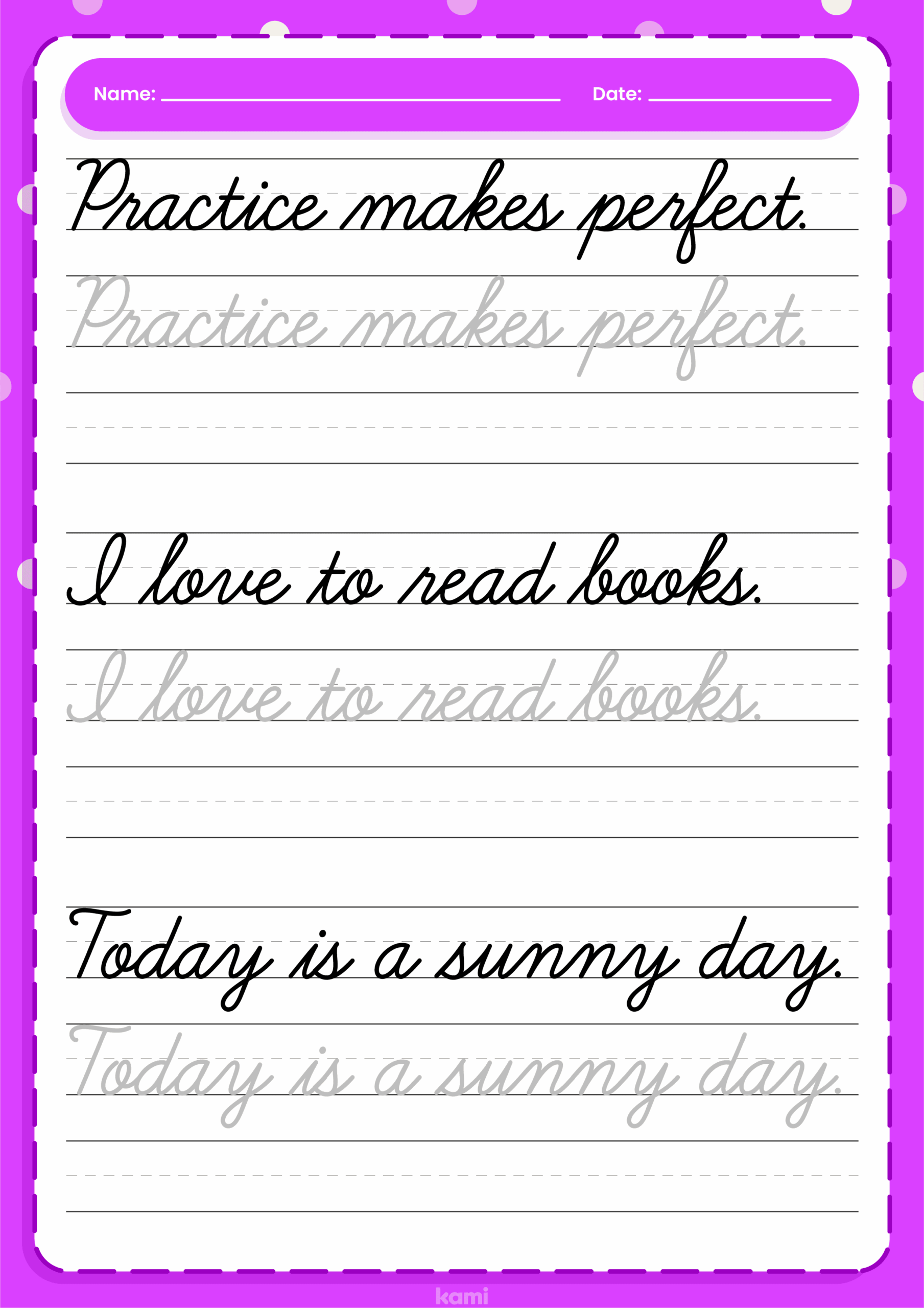 Cursive Writing Sentence Practice Sheets Pdf F72 Cursive Writing 