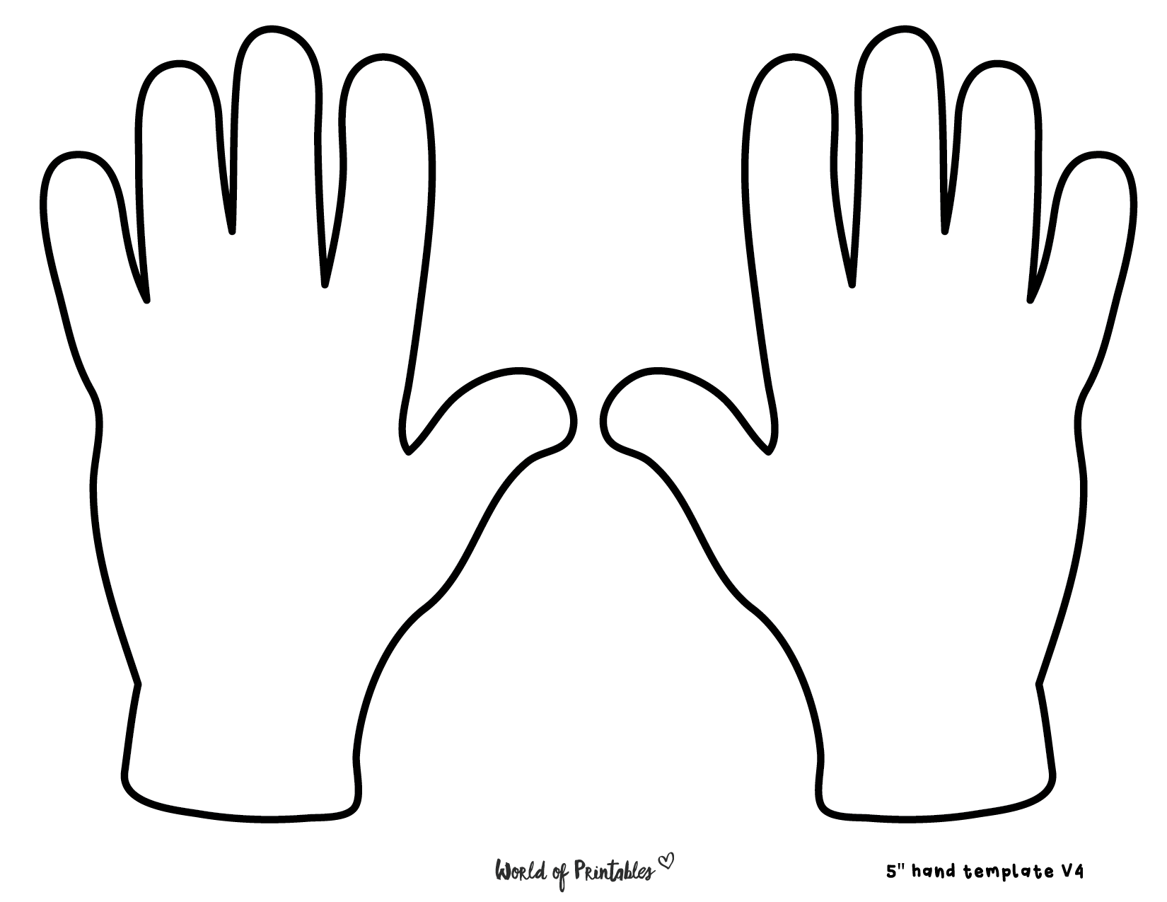 printable hand picture