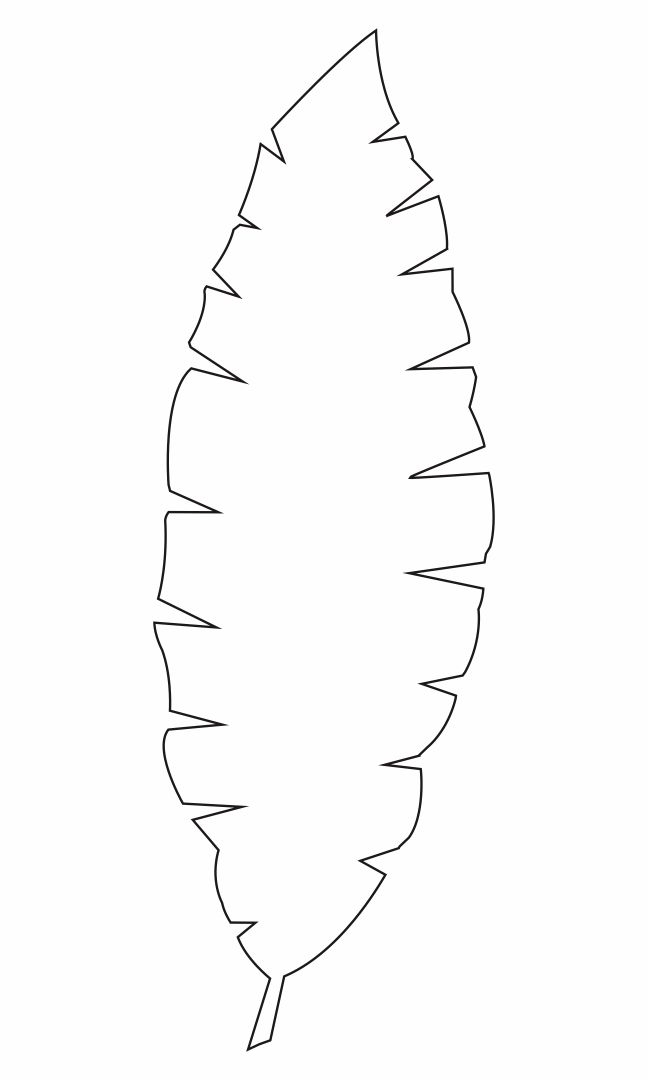 Cut Out Palm Leaf Template Printable FREE Printable Online