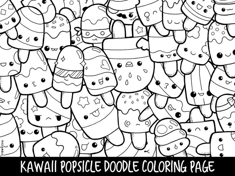 Cute Animal Food Coloring Pages