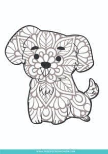 Cute Animal Shapes Coloring Pages Printable For Adults And Kids