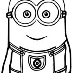 Cute Basic Minion Coloring Page Wecoloringpage