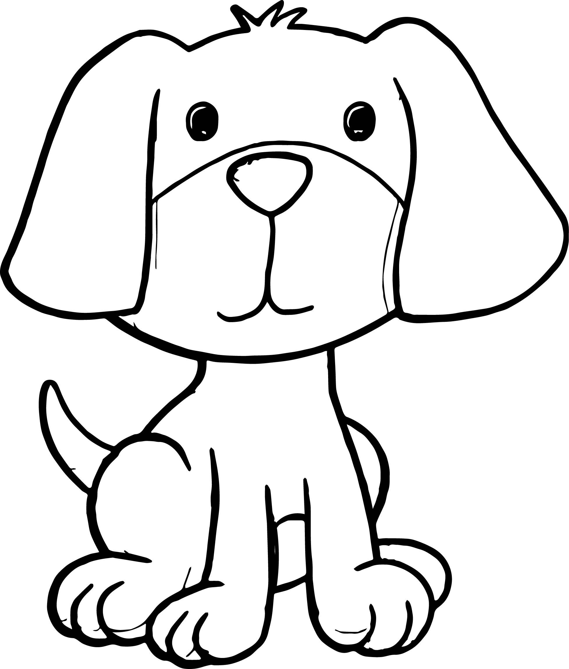 Cute Cartoon Dog Coloring Pages At GetColorings Free Printable 