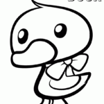 Cute Duck Coloring Pages Coloring Home