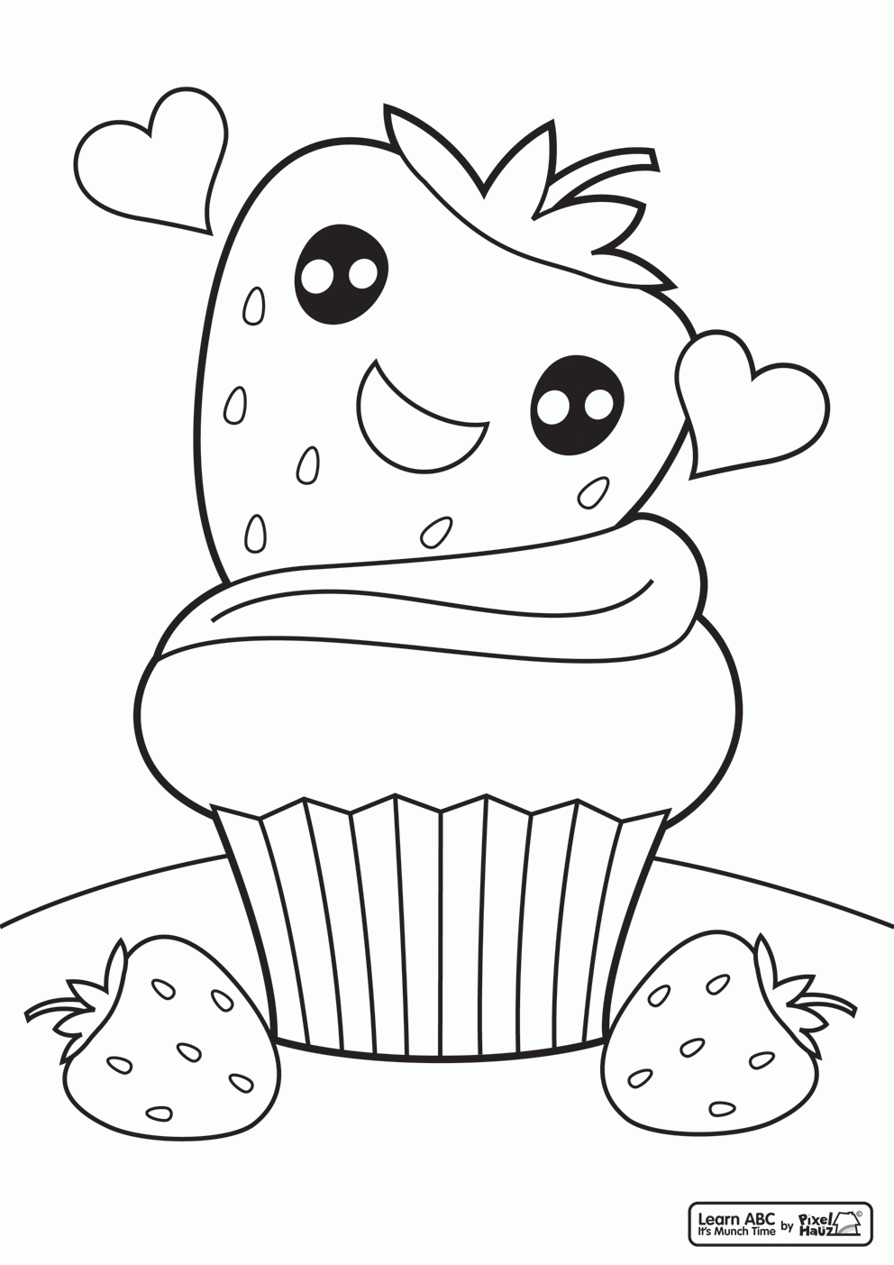 Cute Food Coloring Pages Coloring Home