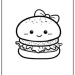 Cute Food Coloring Pages Free Printable