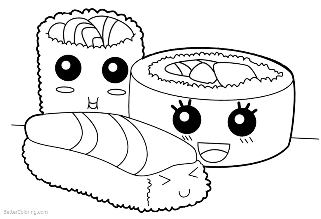 printable cute food coloring pages for adults