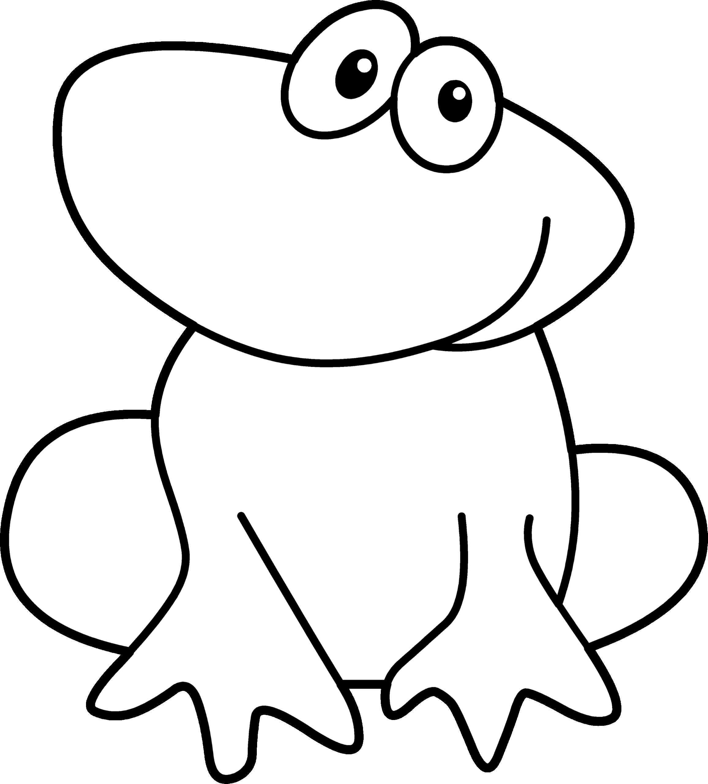 Frog Coloring Page