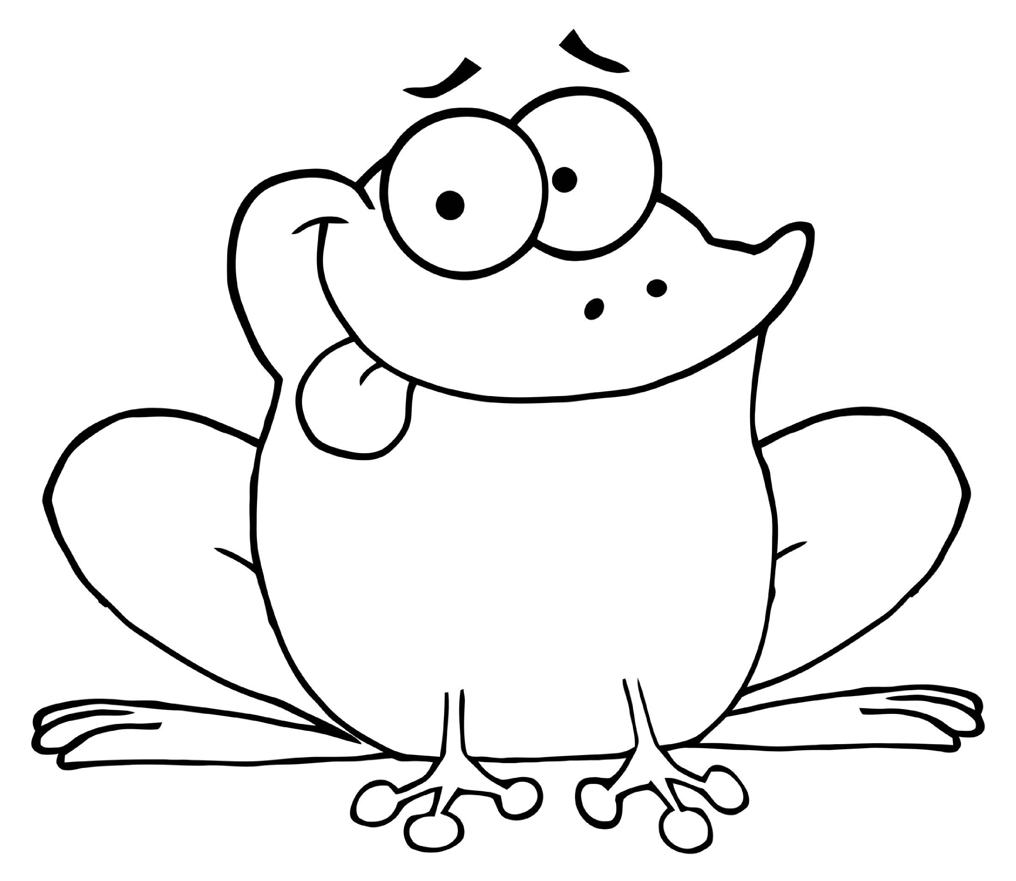 Cute Frog Coloring Pages Printable Coloring Pages