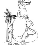 Cute T rex Coloring Page Coloring Home
