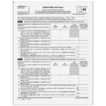 D1204 Form 1040 Schedule D Capital Gains And Losses Worksheets Library