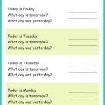 Days Of The Week Worksheet Grade1to6 Worksheets Library