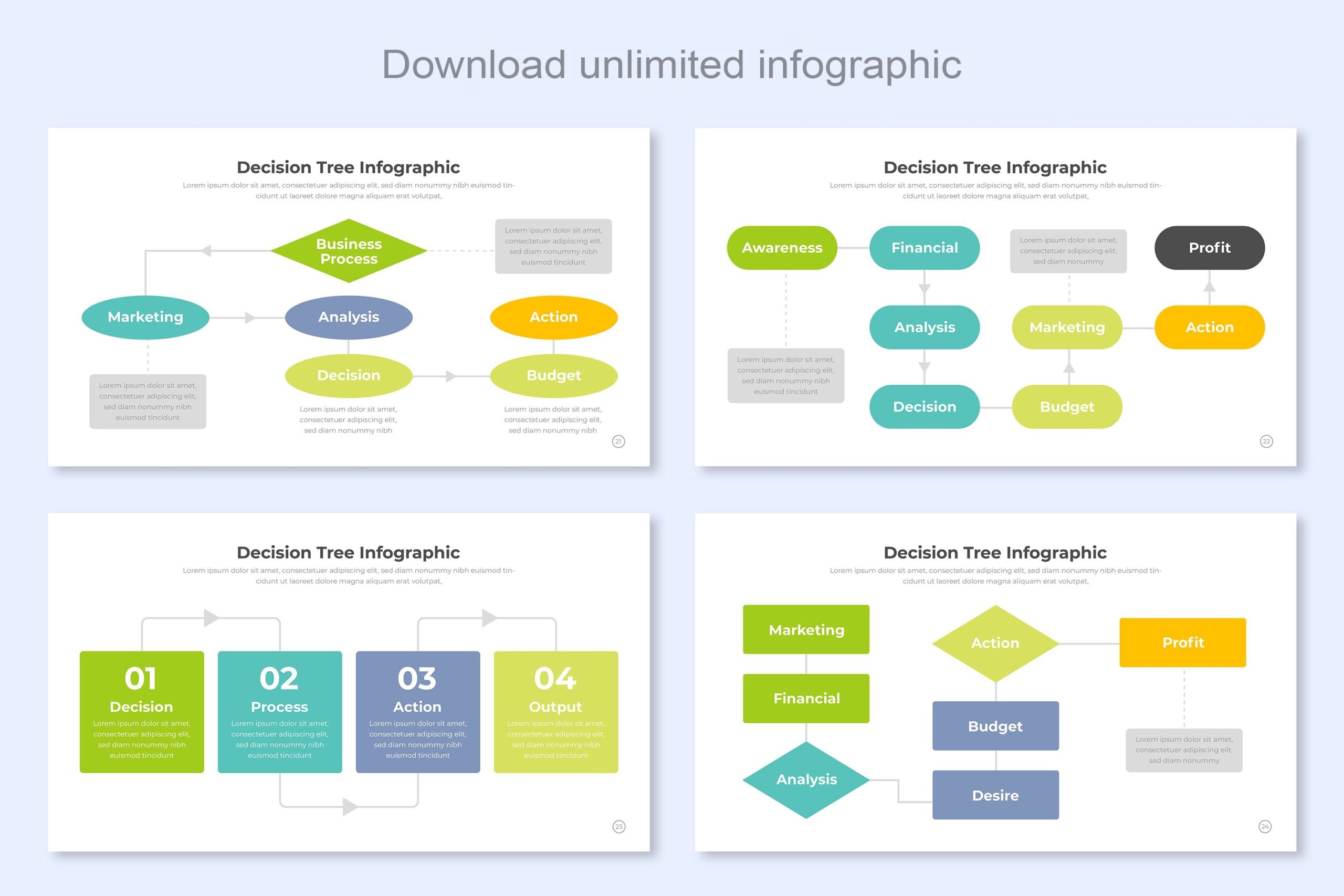 tree infographic template