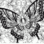 Detailed Butterfly Coloring Pages For Adults Download It And Color