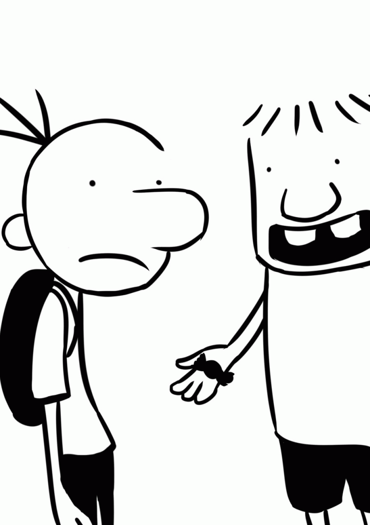 Diary Of A Wimpy Kid Coloring Pages Coloring Home