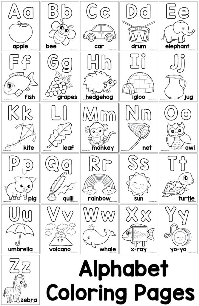 Abc Coloring Pages