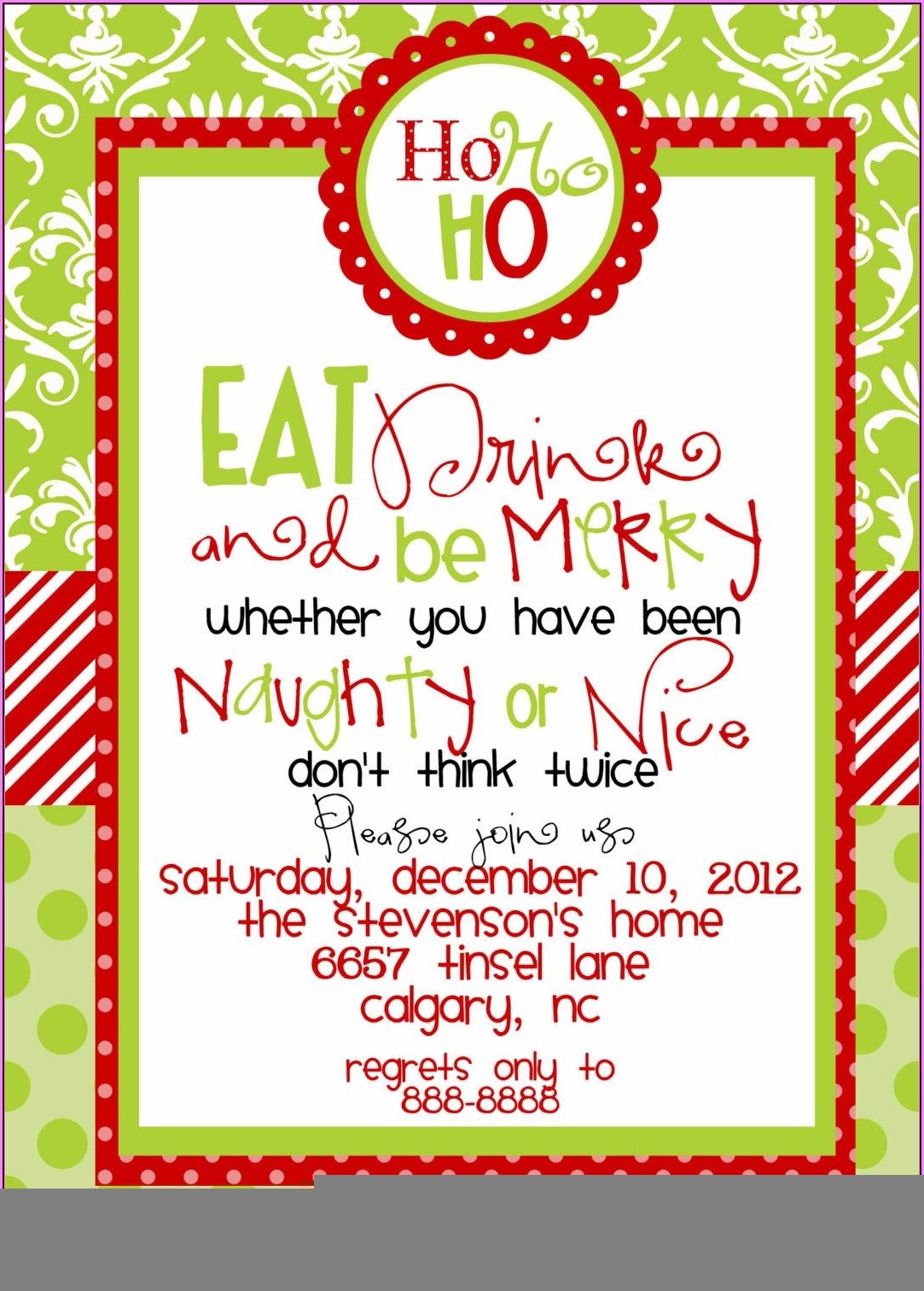 invitation wording dinner