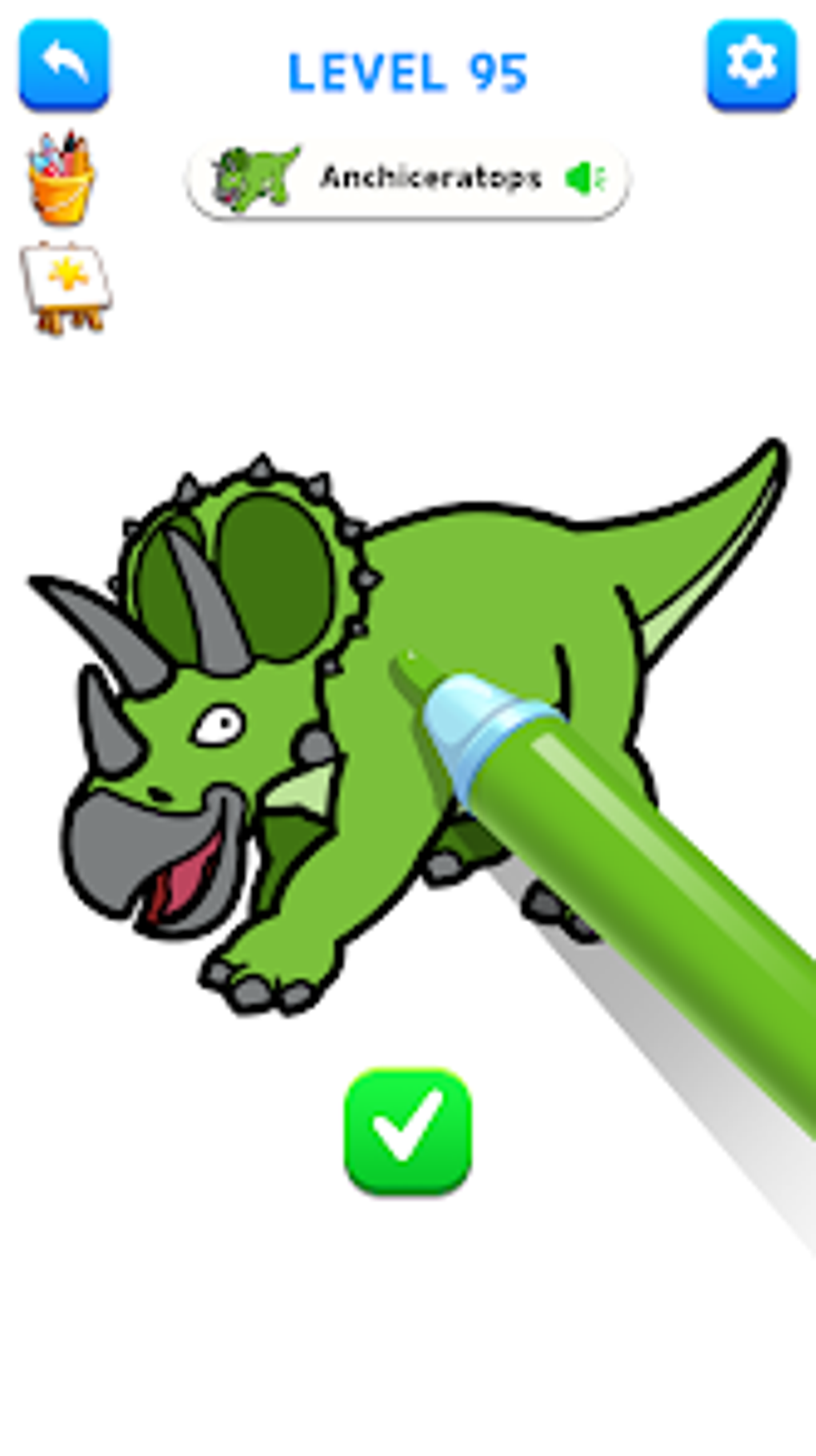 Dino Coloring Page