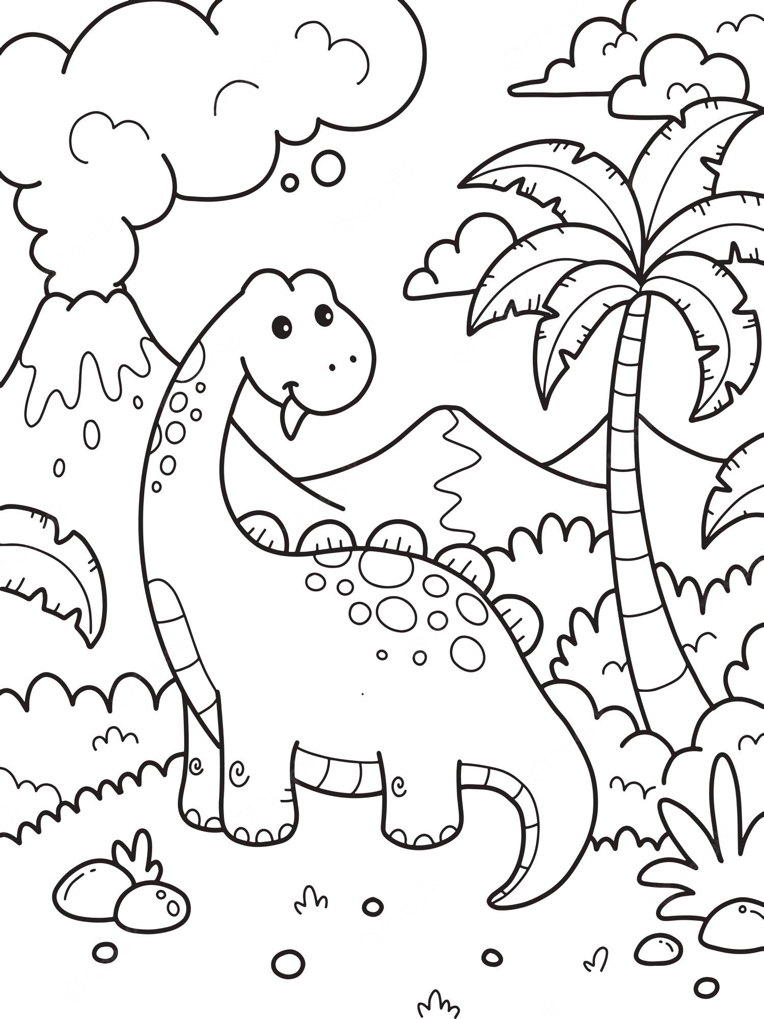 Dinosaur Coloring Page