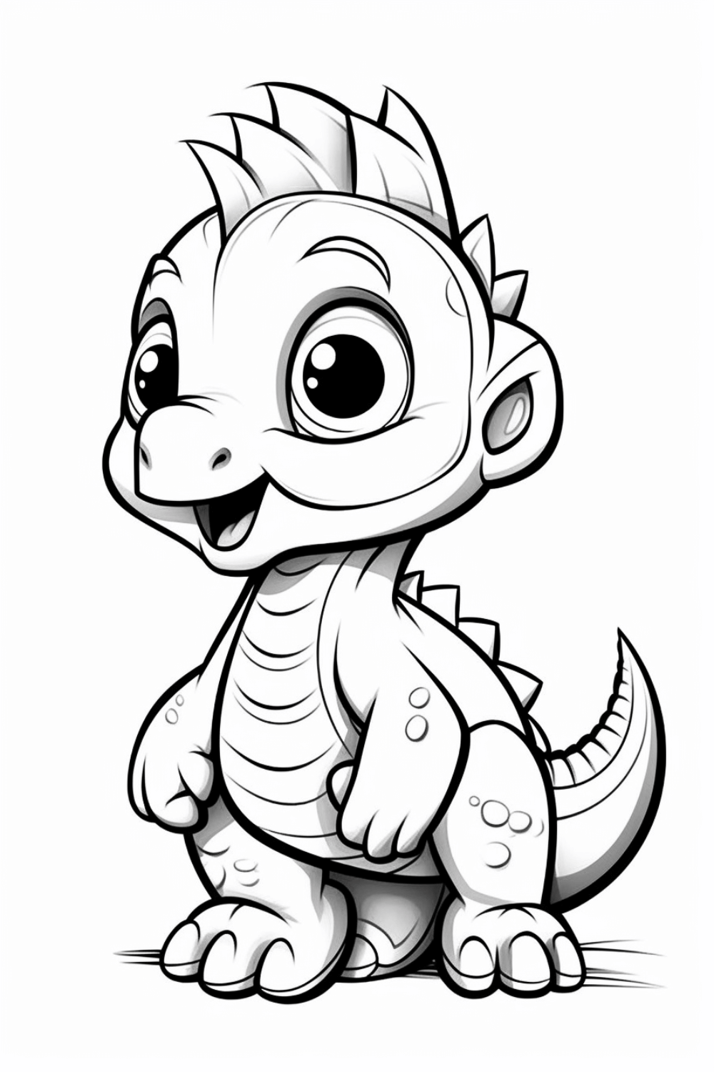 Dinosaur Coloring Pages Hue Therapy