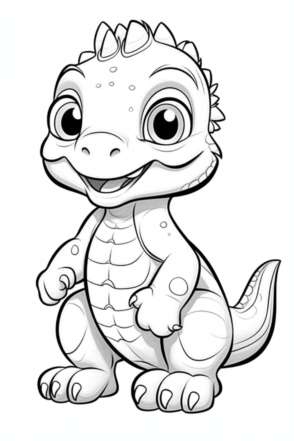 Dinosaur Coloring Pages Hue Therapy