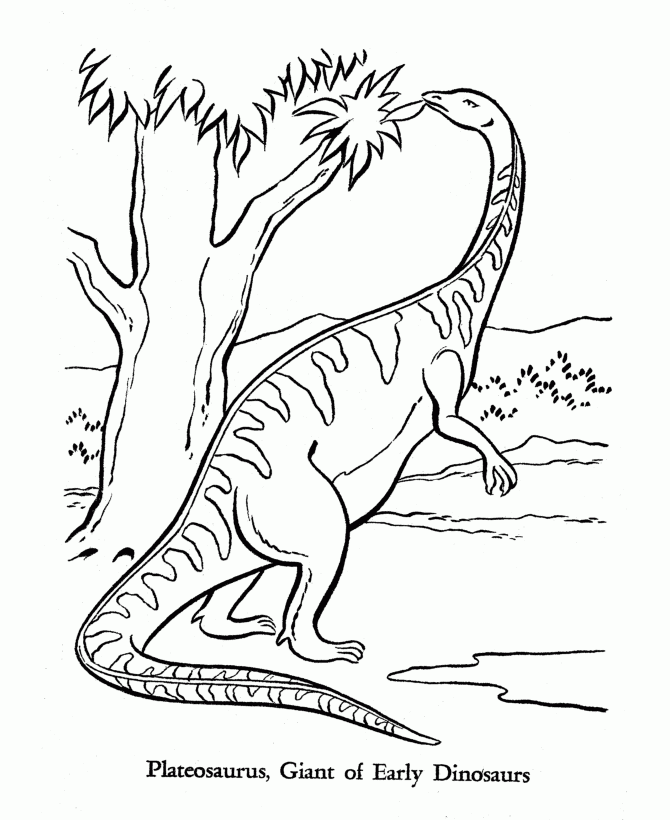 Dinosaur Coloring Pages Kids Coloring Home