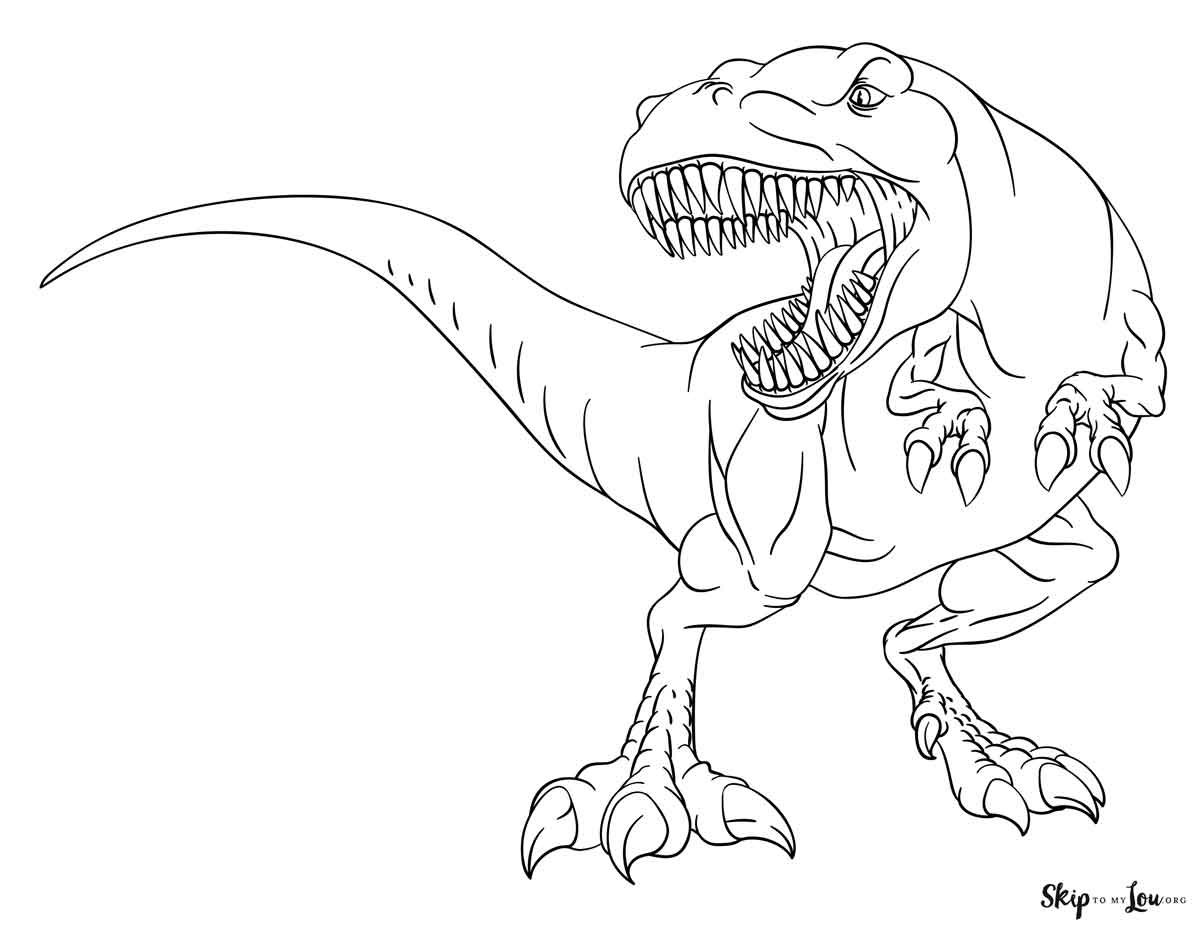 Dinosaur Coloring Pages T Rex Dinosaur Coloring Pages Dinosaur The 