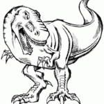 Dinosaur T Rex Coloring Pages Coloring Home